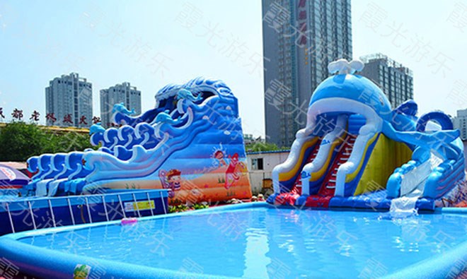 沧县充气游泳池